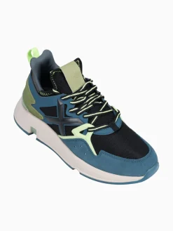 Clearance MUNICH clik man 73 mesh suede Blue