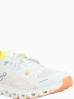 New ON cloud 6 coast aloe limelight mesh Blue
