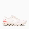 Discount ON cloud x 4 ivory salm mesh Off White