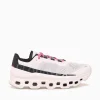 New ON cloudmster frost black mesh White