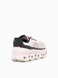 New ON cloudmster frost black mesh White