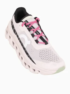 New ON cloudmster frost black mesh White