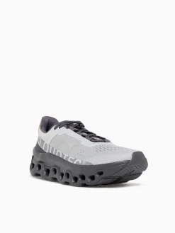 Online ON cloudmster glacier black mesh Blue