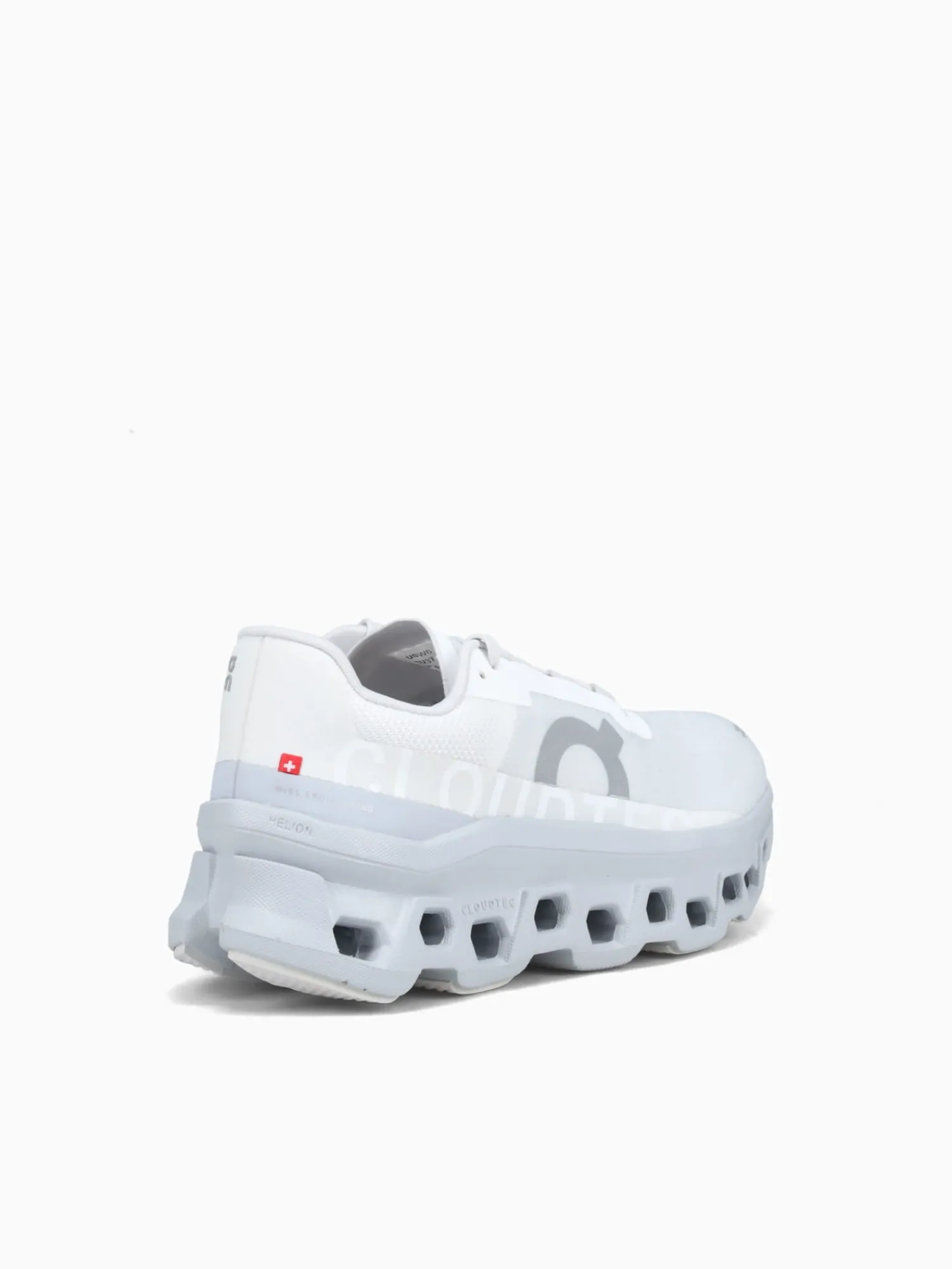 Hot ON cloudmster glacier mesh White