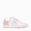 Hot Lacoste court cage wht ltpnk leather White