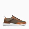 Sale Wolf & Shepherd crossover victory trainer khaki hon mesh Taupe