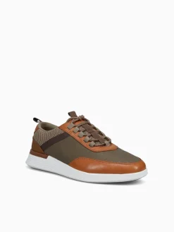 Sale Wolf & Shepherd crossover victory trainer khaki hon mesh Taupe