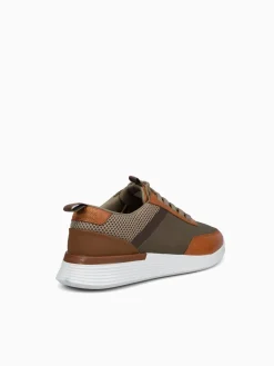 Sale Wolf & Shepherd crossover victory trainer khaki hon mesh Taupe