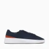 Hot Wolf & Shepherd cruise lo white nubuck Navy