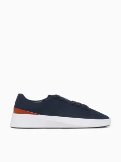 Hot Wolf & Shepherd cruise lo white nubuck Navy