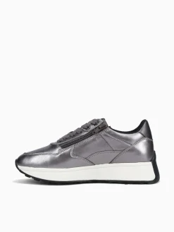 Sale Geox d amabel a gunmetal metallic lea Pewter