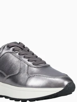 Sale Geox d amabel a gunmetal metallic lea Pewter