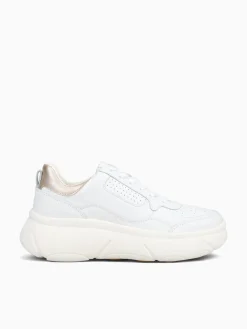 Online Geox d nebula 2.0 x b leather White