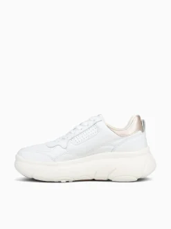 Online Geox d nebula 2.0 x b leather White