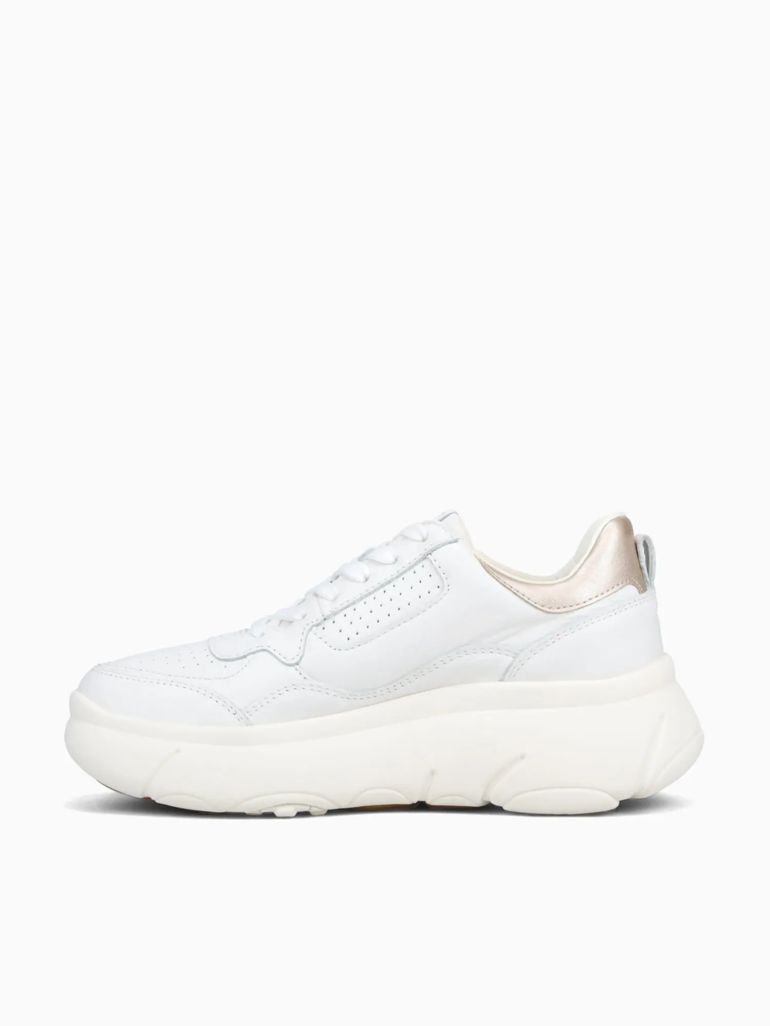 Online Geox d nebula 2.0 x b leather White