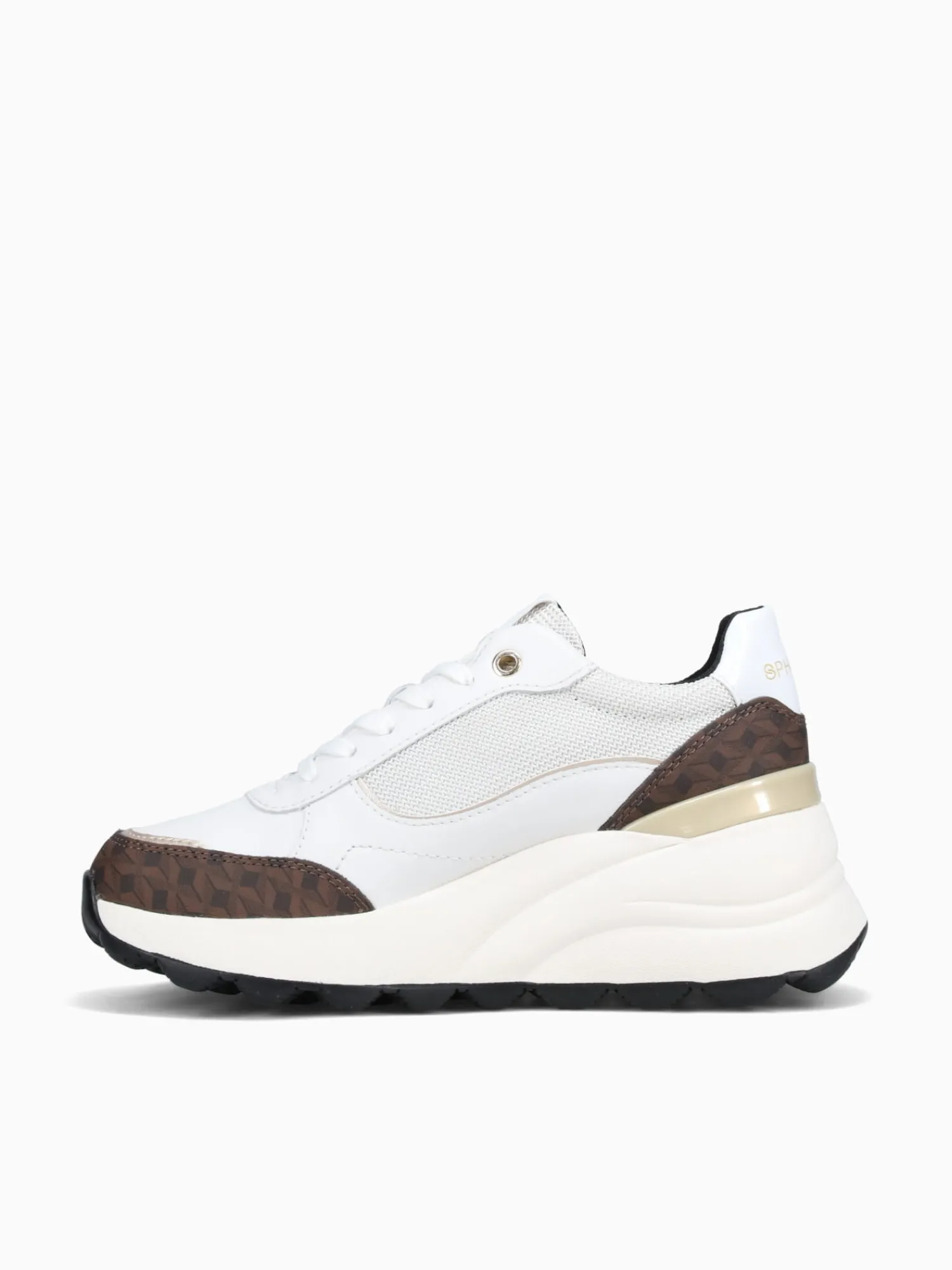 Hot Geox d spherica ec13 off nappa tex White