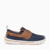 New SKUZE del marina brown mesh leather Navy