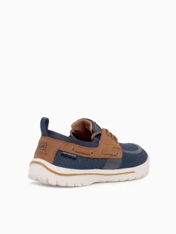 New SKUZE del marina brown mesh leather Navy