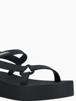 New Melissa downtown platform jelly Black
