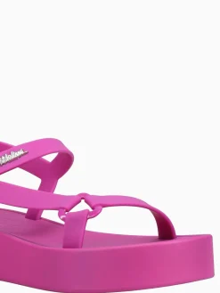 Hot Melissa downtown platform dark jelly Pink