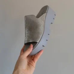 Outlet Naked Feet drift leather Silver