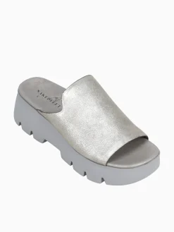 Outlet Naked Feet drift leather Silver