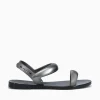 New Melissa eclipse sandal silver jelly Black