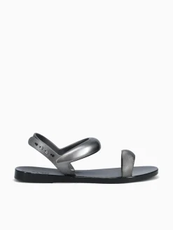 New Melissa eclipse sandal silver jelly Black