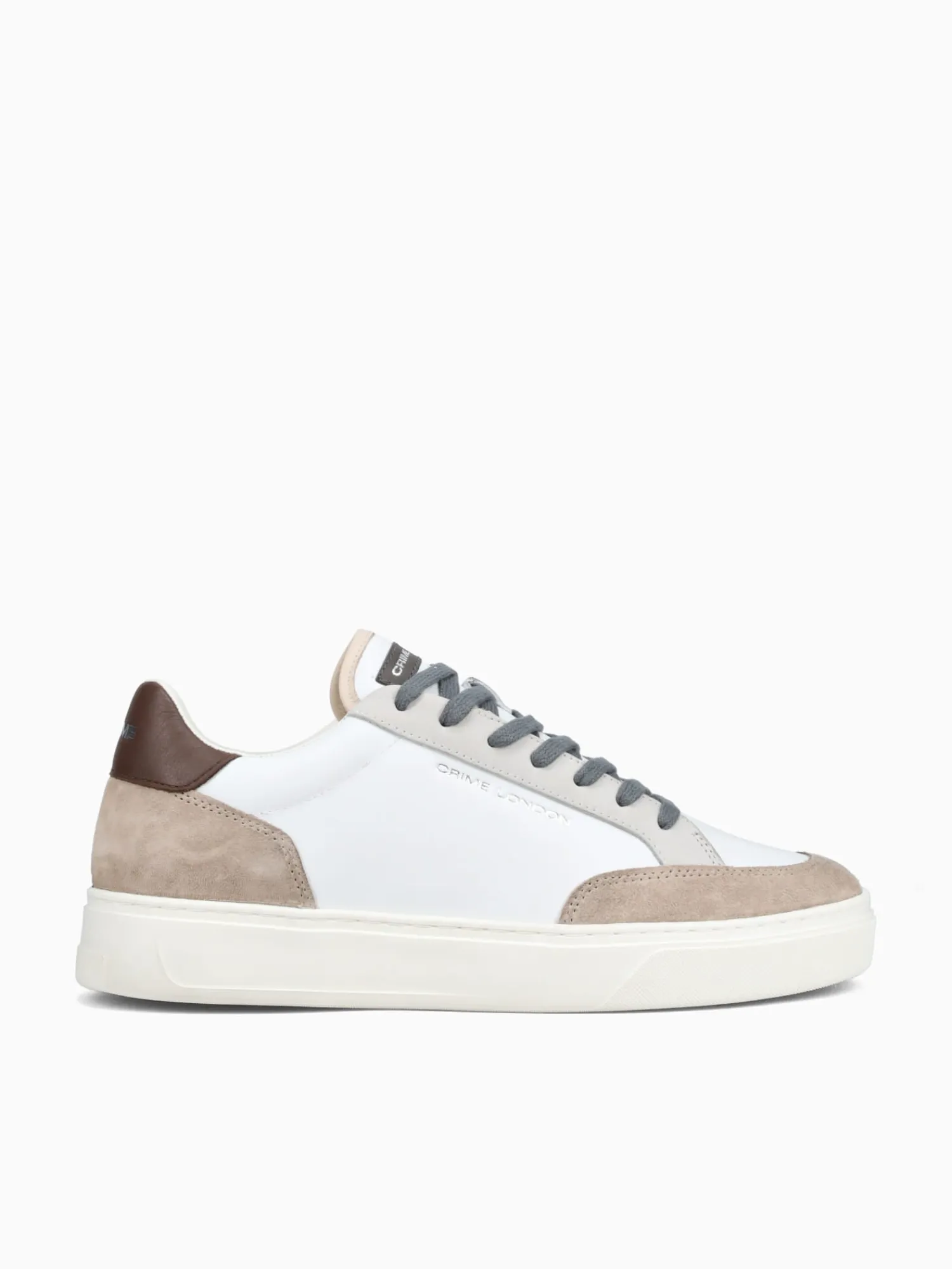 Sale CRIME LONDON eclipse xlight 15752aa7 10 wht bro gry White Multi