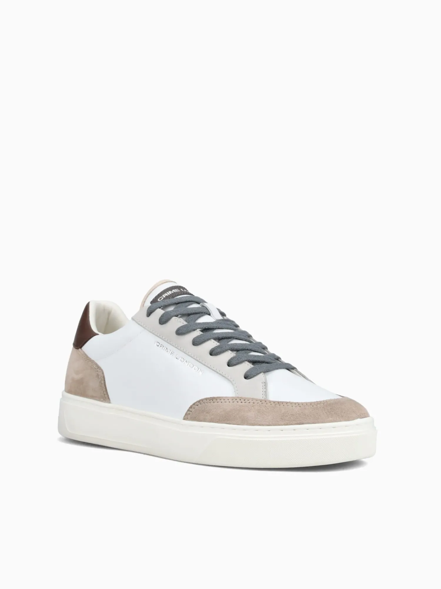 Sale CRIME LONDON eclipse xlight 15752aa7 10 wht bro gry White Multi