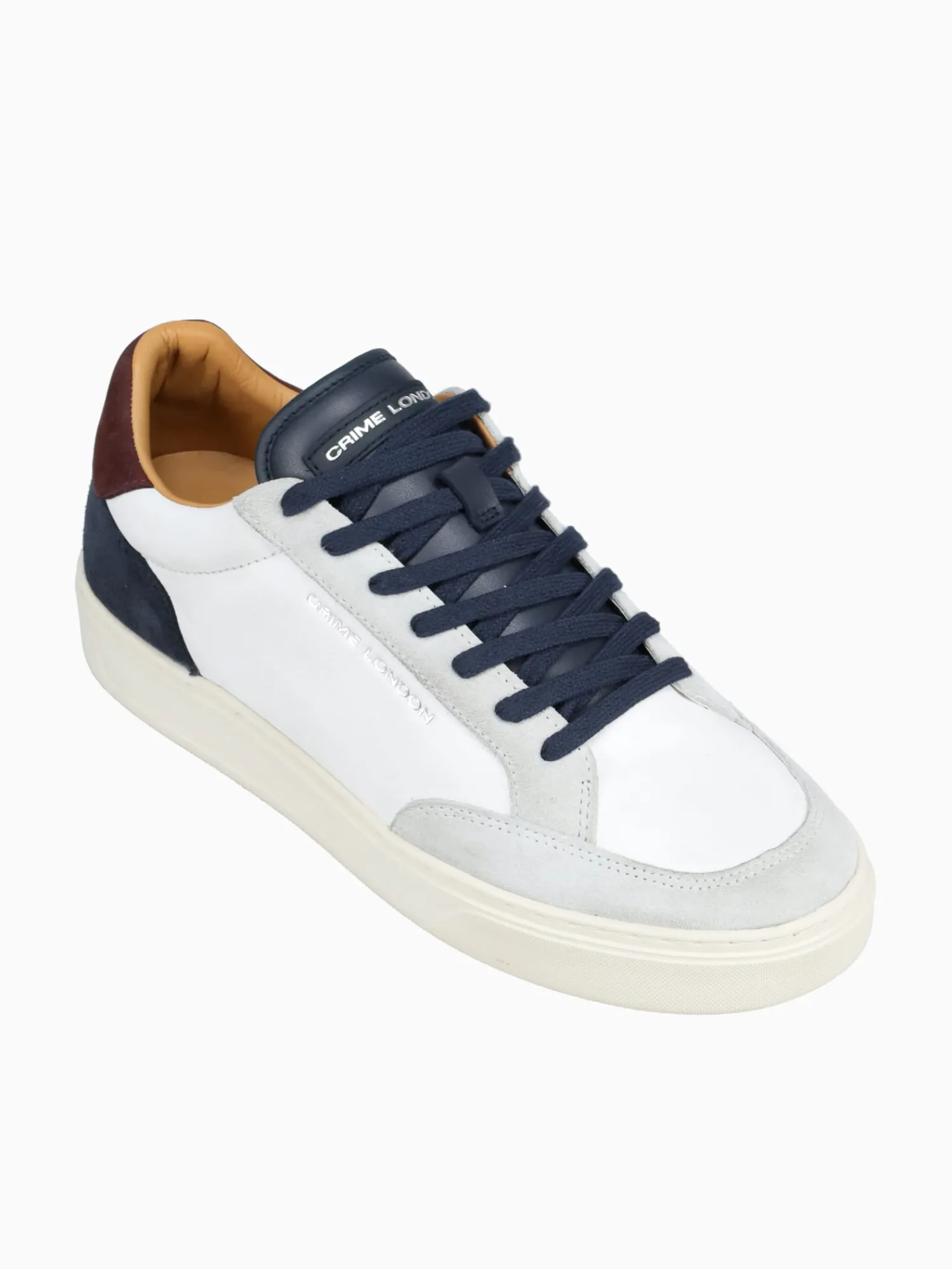 Discount CRIME LONDON eclipse xlight 15753aa7 10 wht nvy burg White Multi
