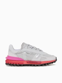 Hot Lacoste elit active lt gry org nylon Orange
