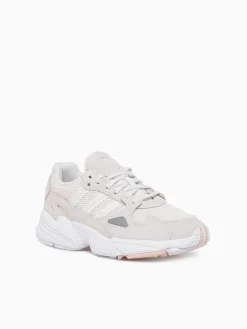 Sale adidas falcon w quartz white white leather mesh Off White