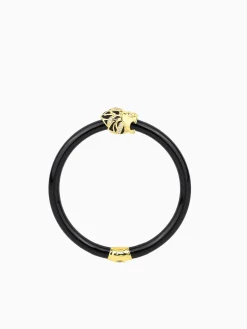 Discount BuDhaGirl fauna lion all weather bangle (awb) - Black