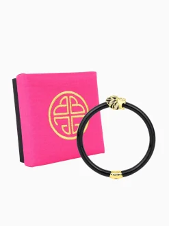 Discount BuDhaGirl fauna lion all weather bangle (awb) - Black