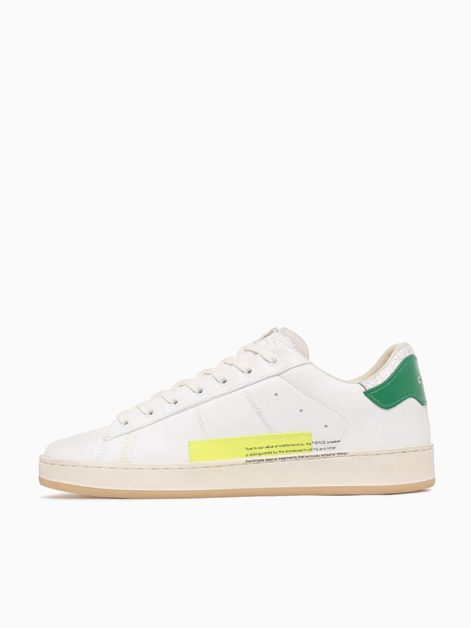 Clearance CRIME LONDON fierce 14230pp7 10 wht green lea White Multi