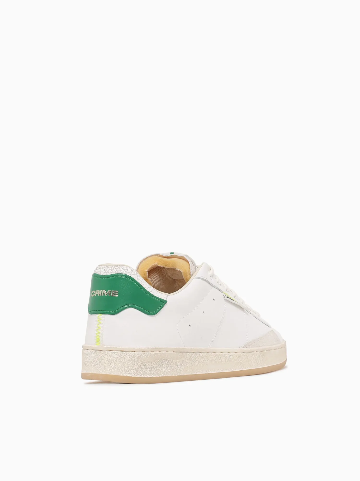 Clearance CRIME LONDON fierce 14230pp7 10 wht green lea White Multi