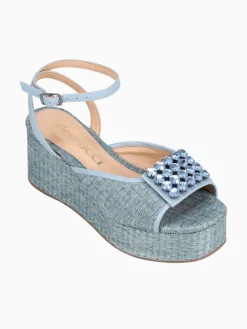 Hot Ferrucci finna azul skyblue palha slim Aqua