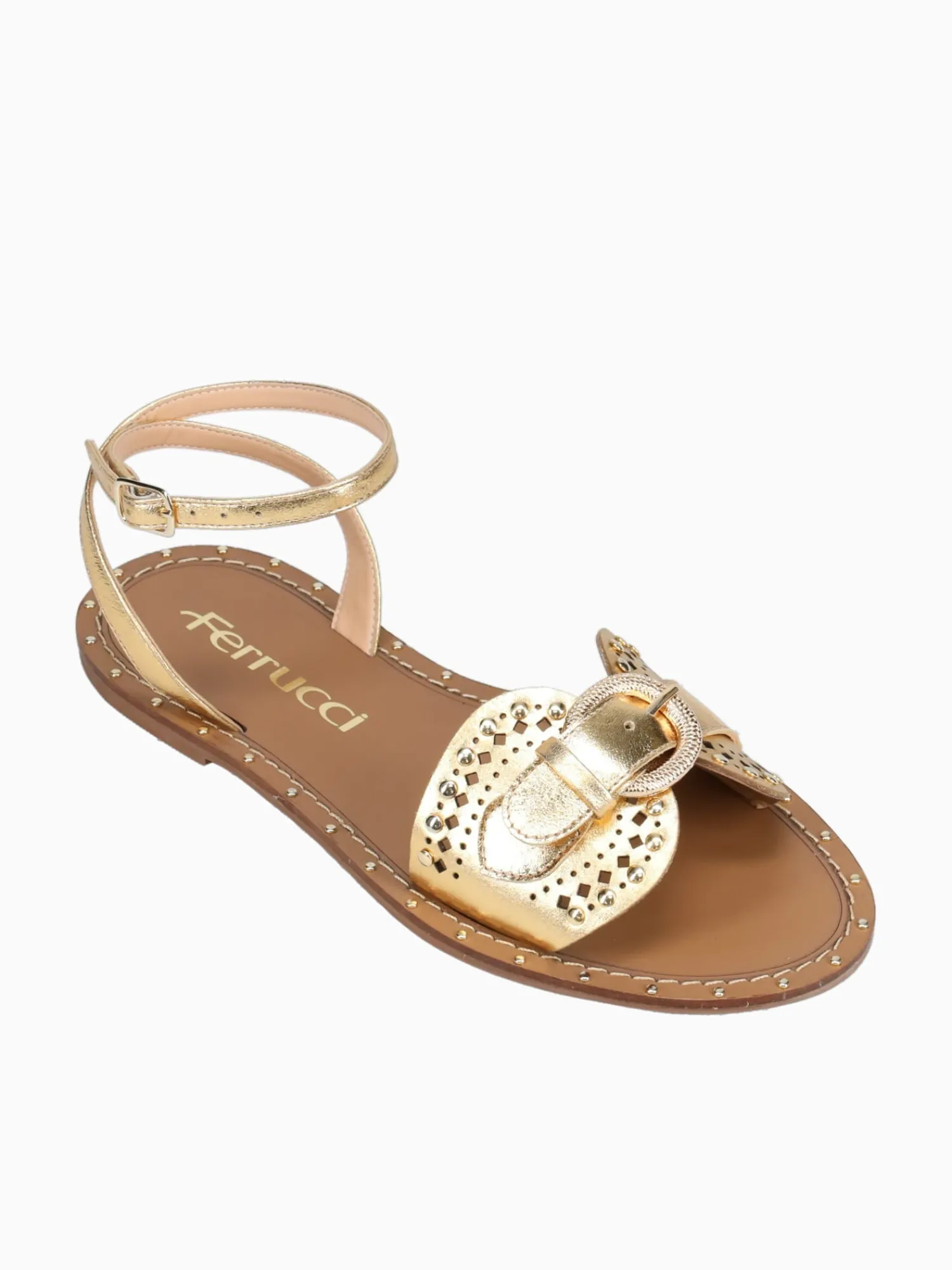 Online Ferrucci flavia ouro cristal Gold