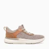 Online Florsheim fleet knit elastic cognac knit nub Taupe