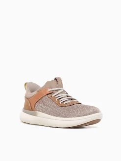 Online Florsheim fleet knit elastic cognac knit nub Taupe