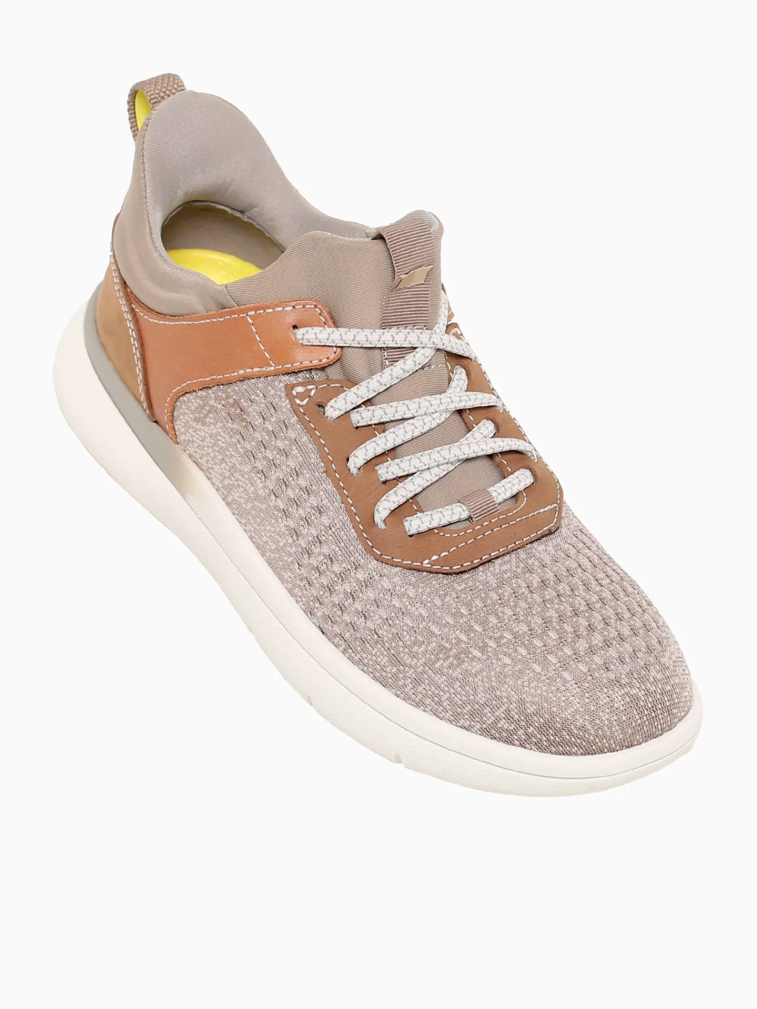 Online Florsheim fleet knit elastic cognac knit nub Taupe