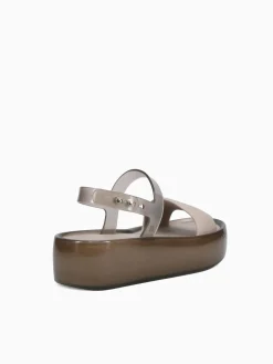 Outlet Melissa float platform jelly Beige
