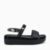 New Melissa float platform jelly Black