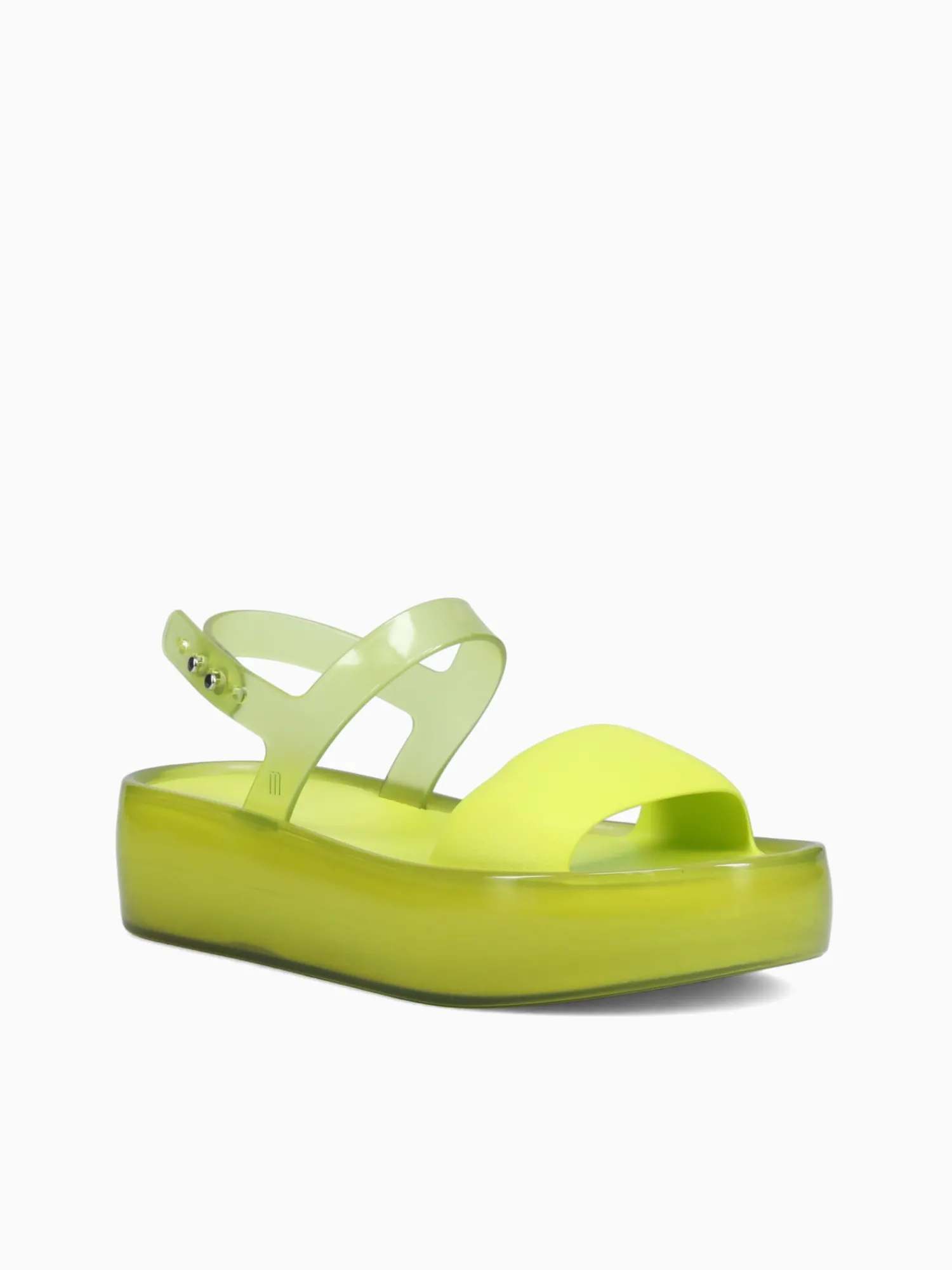 Hot Melissa float platform jelly Green