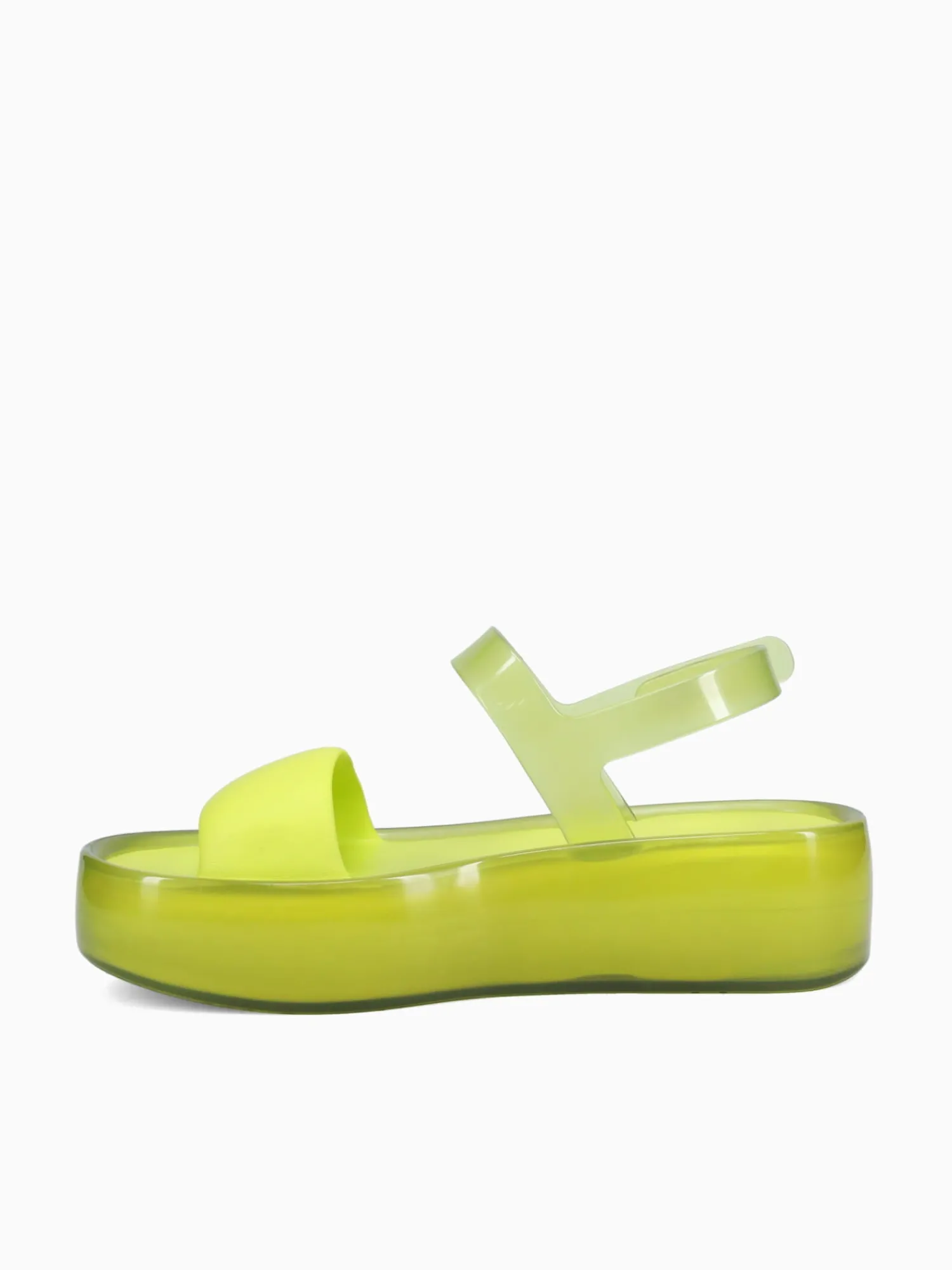 Hot Melissa float platform jelly Green
