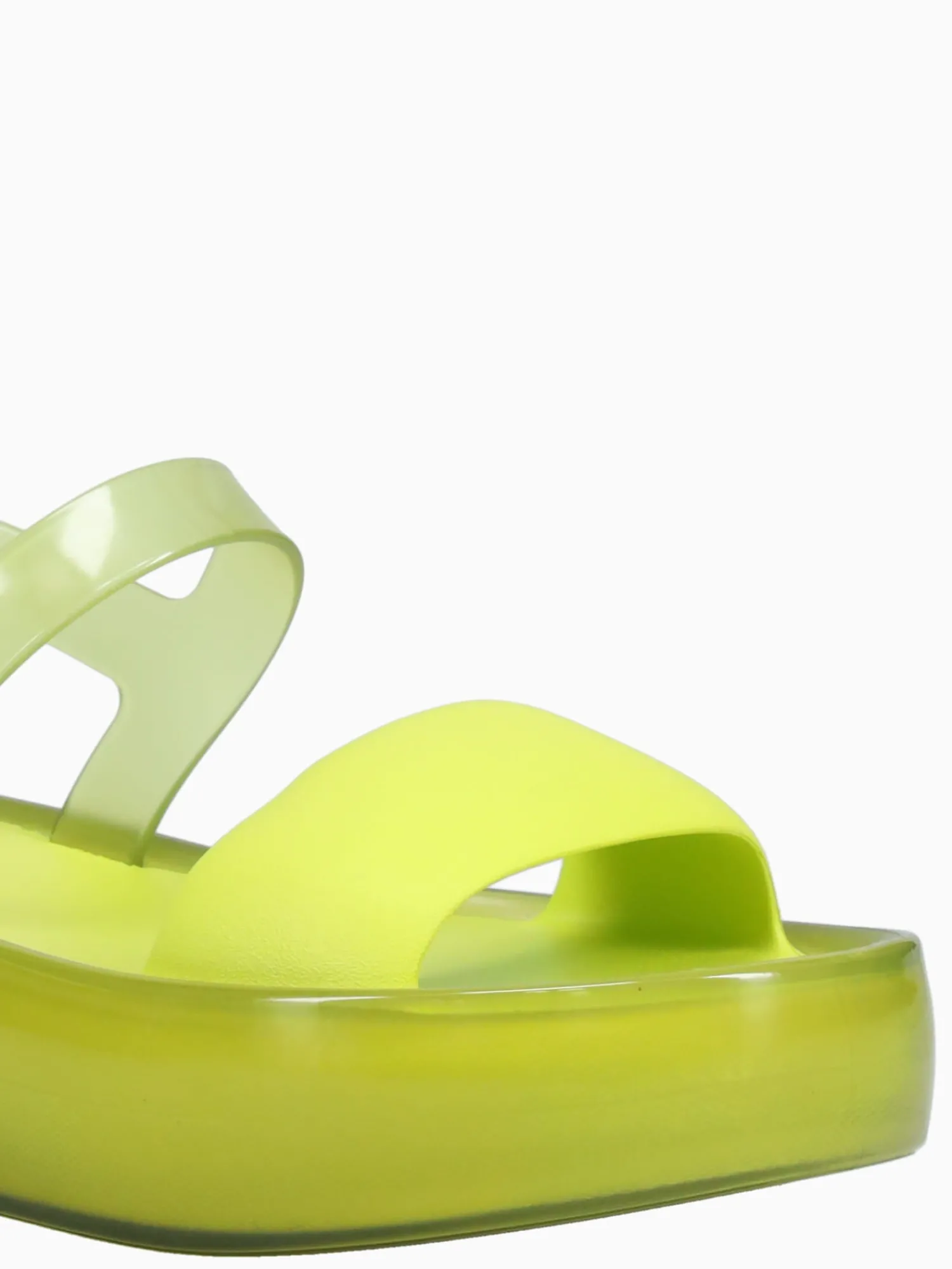 Hot Melissa float platform jelly Green