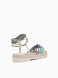 Discount Ferrucci florine creme slim fly Off White