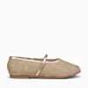 New Ferrucci flossie bronce ouro tela circulos Bronze