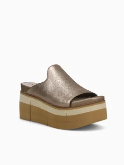 New Naked Feet flow leather Gold